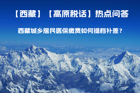 西藏城鄉(xiāng)居民醫(yī)保繳費如何提檔補差？