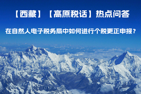 在自然人電子稅務(wù)局中如何進(jìn)行個(gè)稅更正申報(bào)？