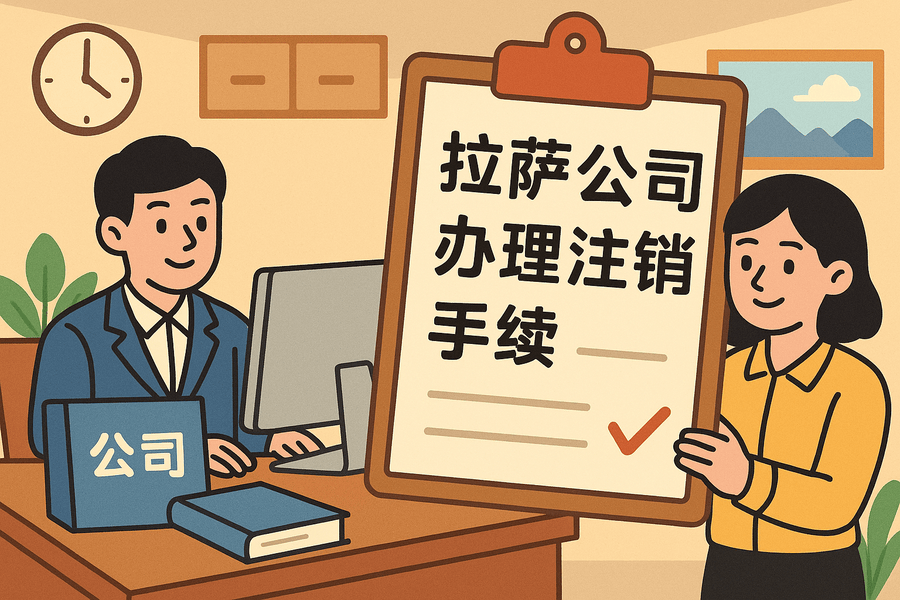 公司不經(jīng)營(yíng)了，怎么在拉薩辦理注銷(xiāo)手續(xù)？